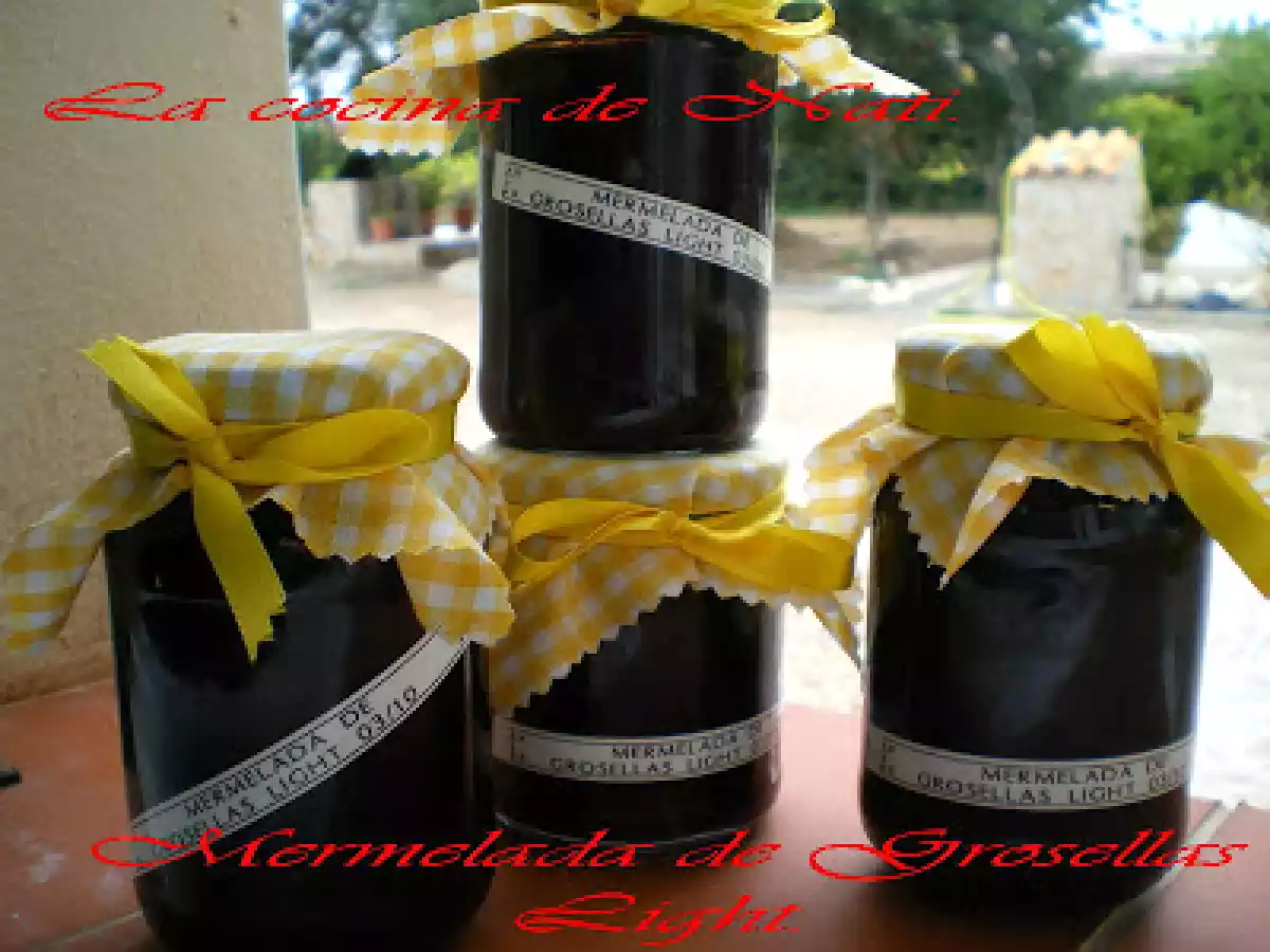 Mermelada de grosellas light (con y sin Themomix) - foto 4