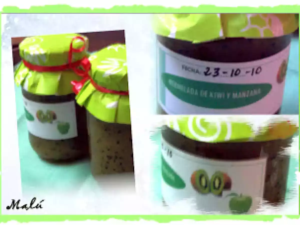 MERMELADA DE KIWI Y MANZANA