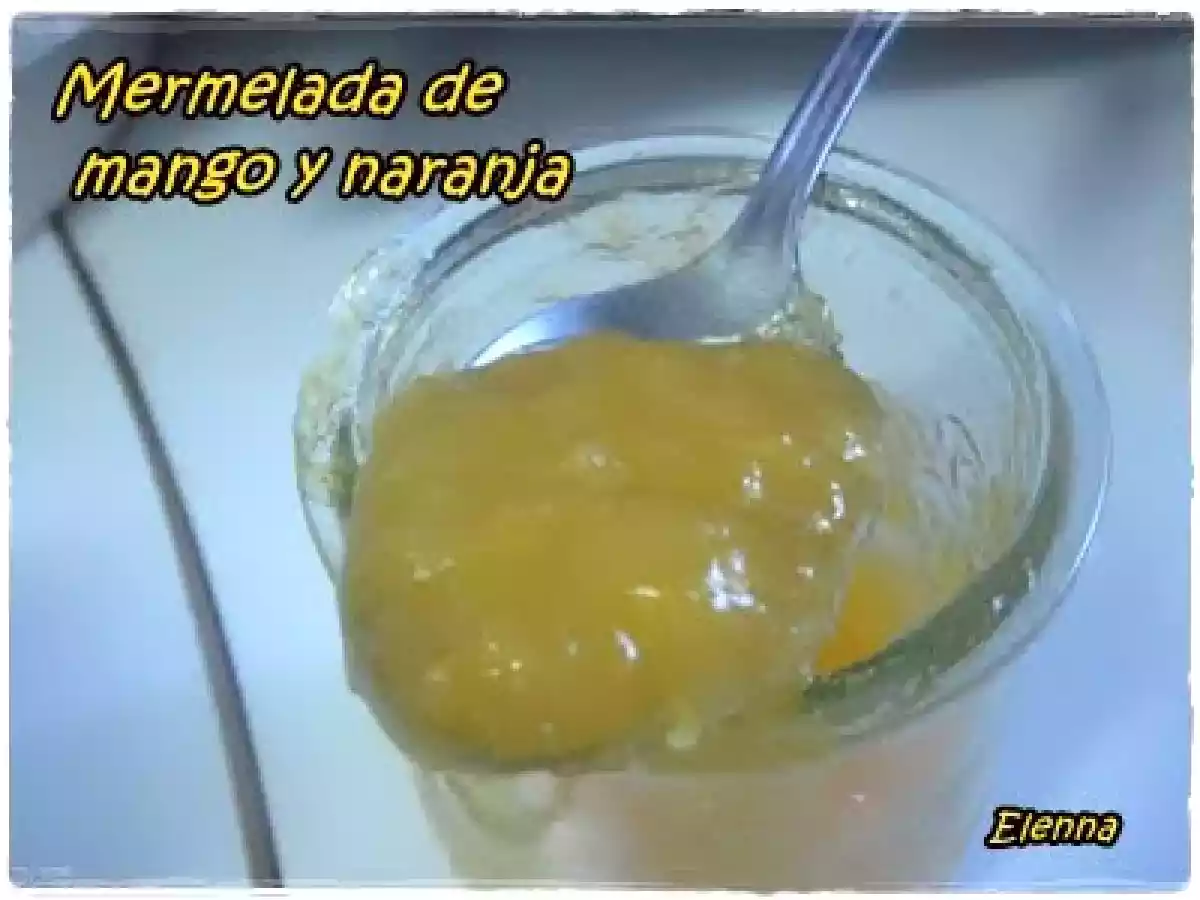 Mermelada de mango y naranja