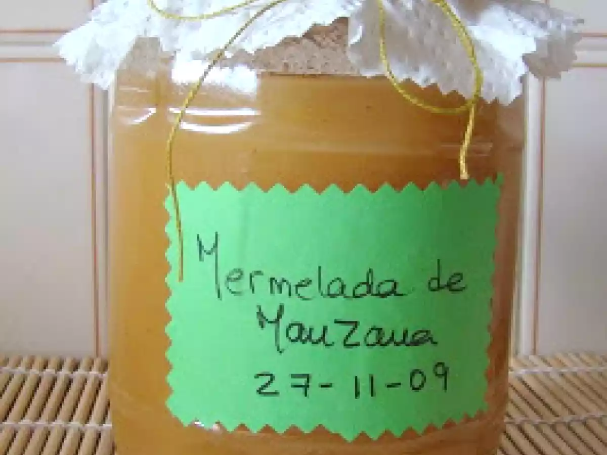Mermelada de manzana al jenjibre y nuez moscada