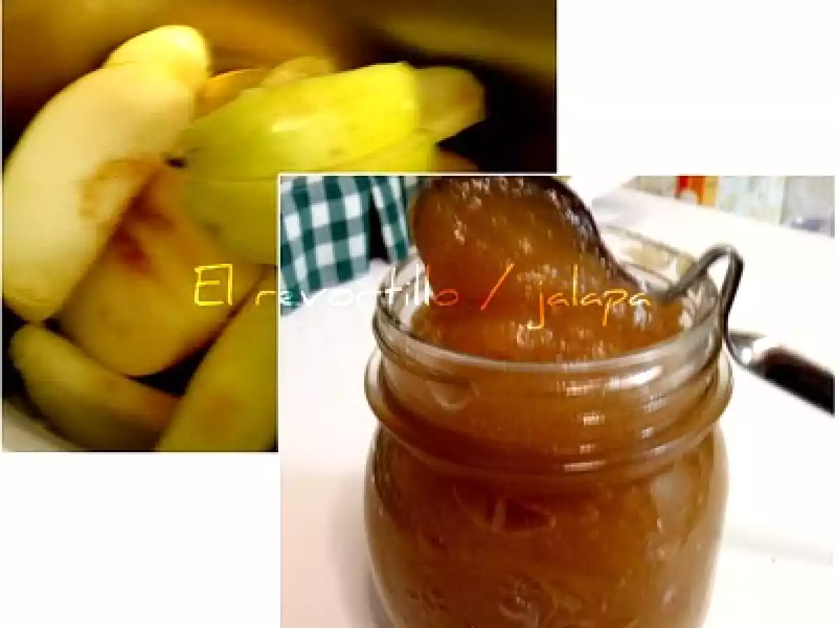 MERMELADA DE MANZANA CON JENGIBRE Y CANELA