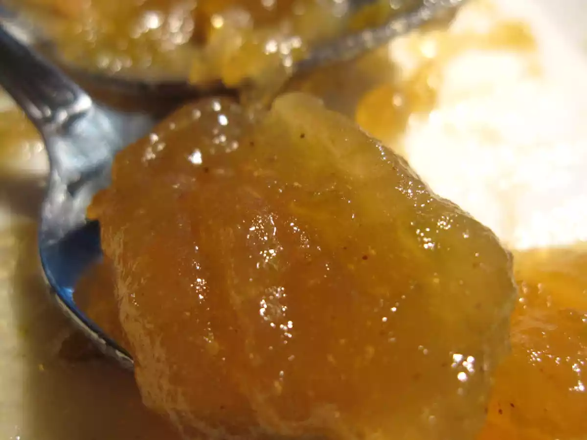 Mermelada de manzana, pera y mango con canela y jengibre - foto 2