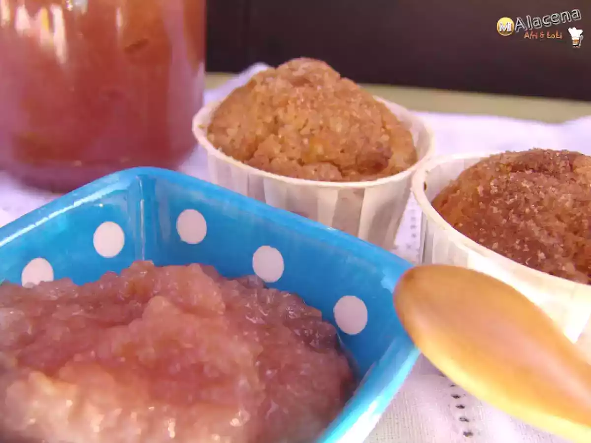 Mermelada de manzana y uva con Muffins de Nenalinda, Azucarera y Premios