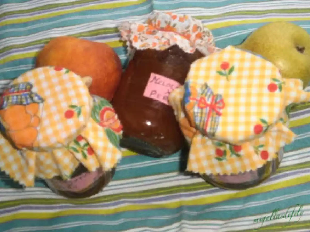 Mermelada de melocotón y peras.... Y Premio!!