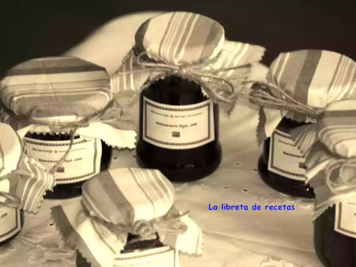 Mermelada de moras silvestres