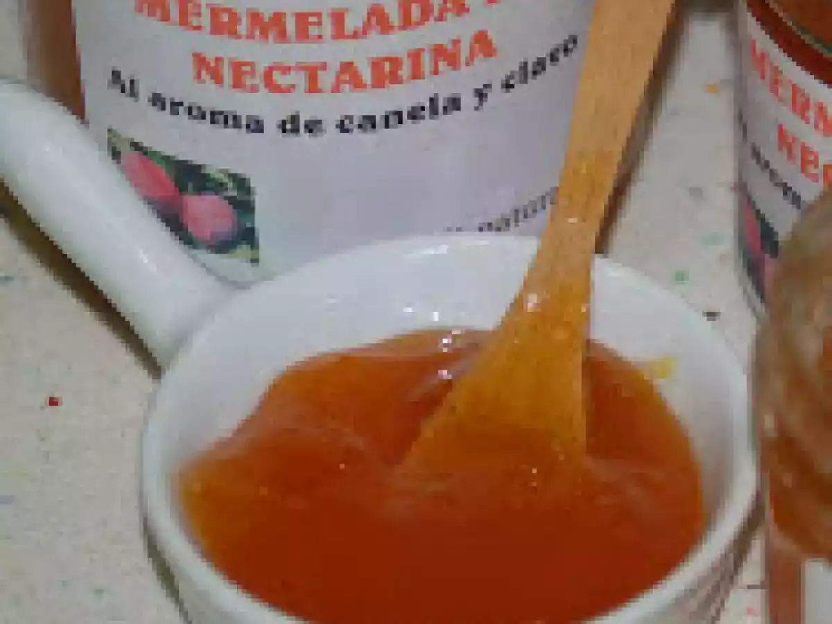 MERMELADA DE NECTARINA AL AROMA DE CLAVO Y CANELA. 2º CUMPLE-BLOG - foto 3