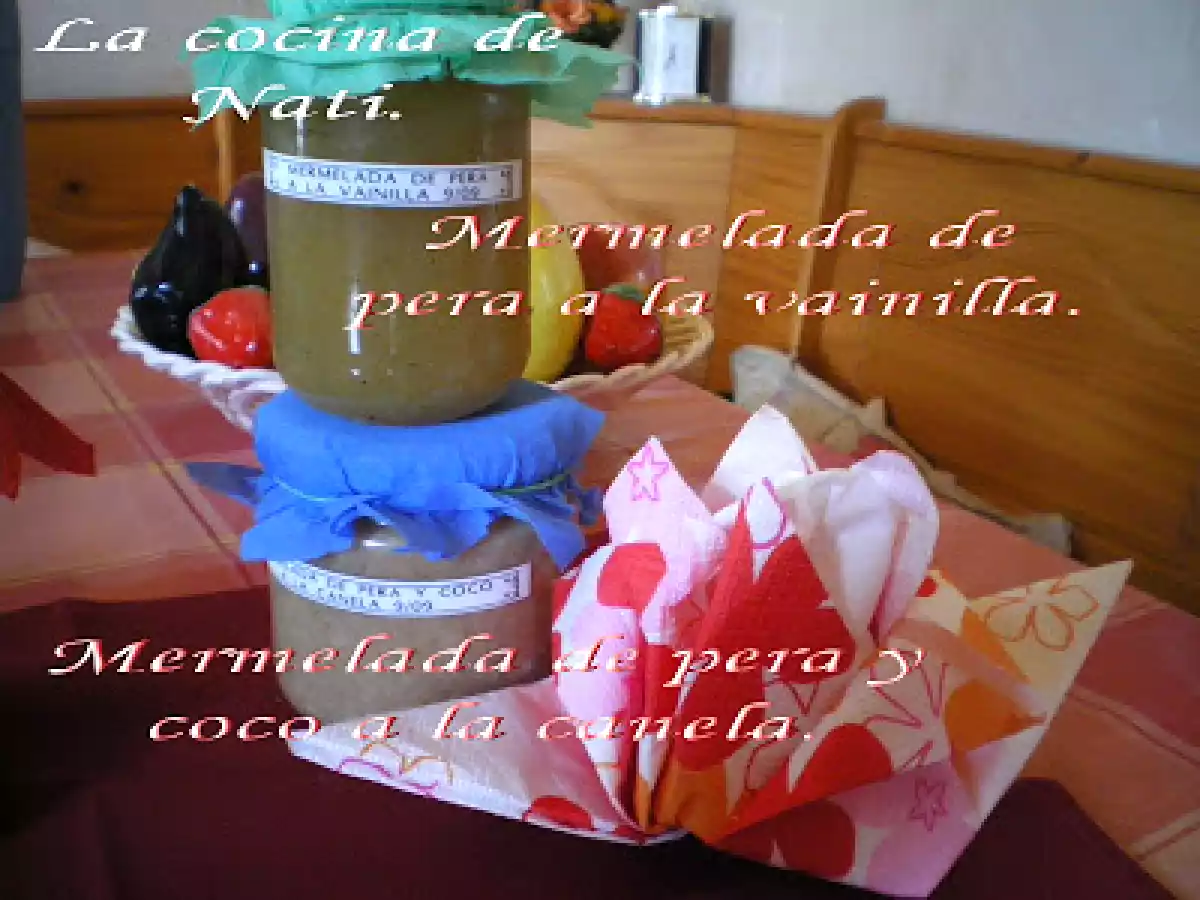 MERMELADA DE PERA Y ......