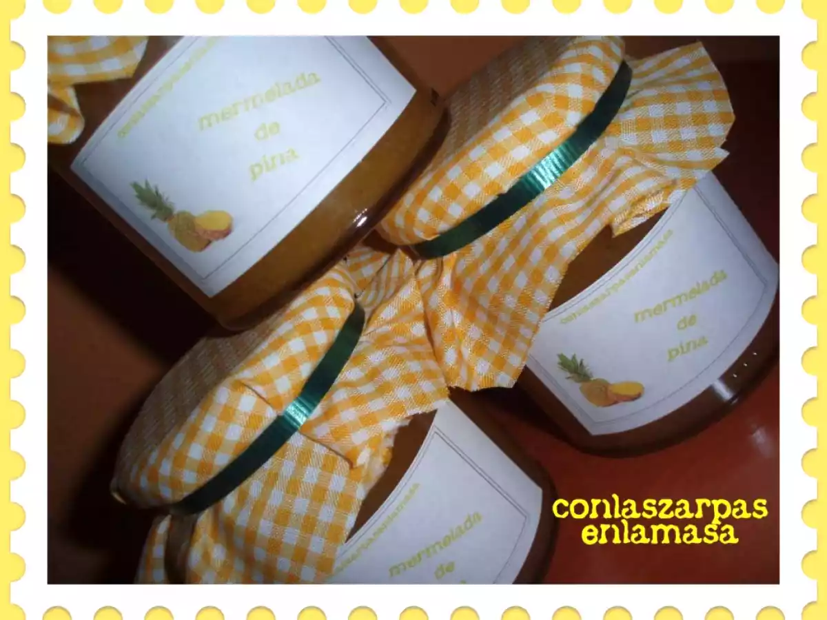 Mermelada de piña