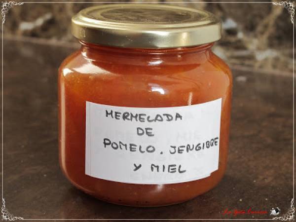 Mermelada de pomelo, jengibre y miel