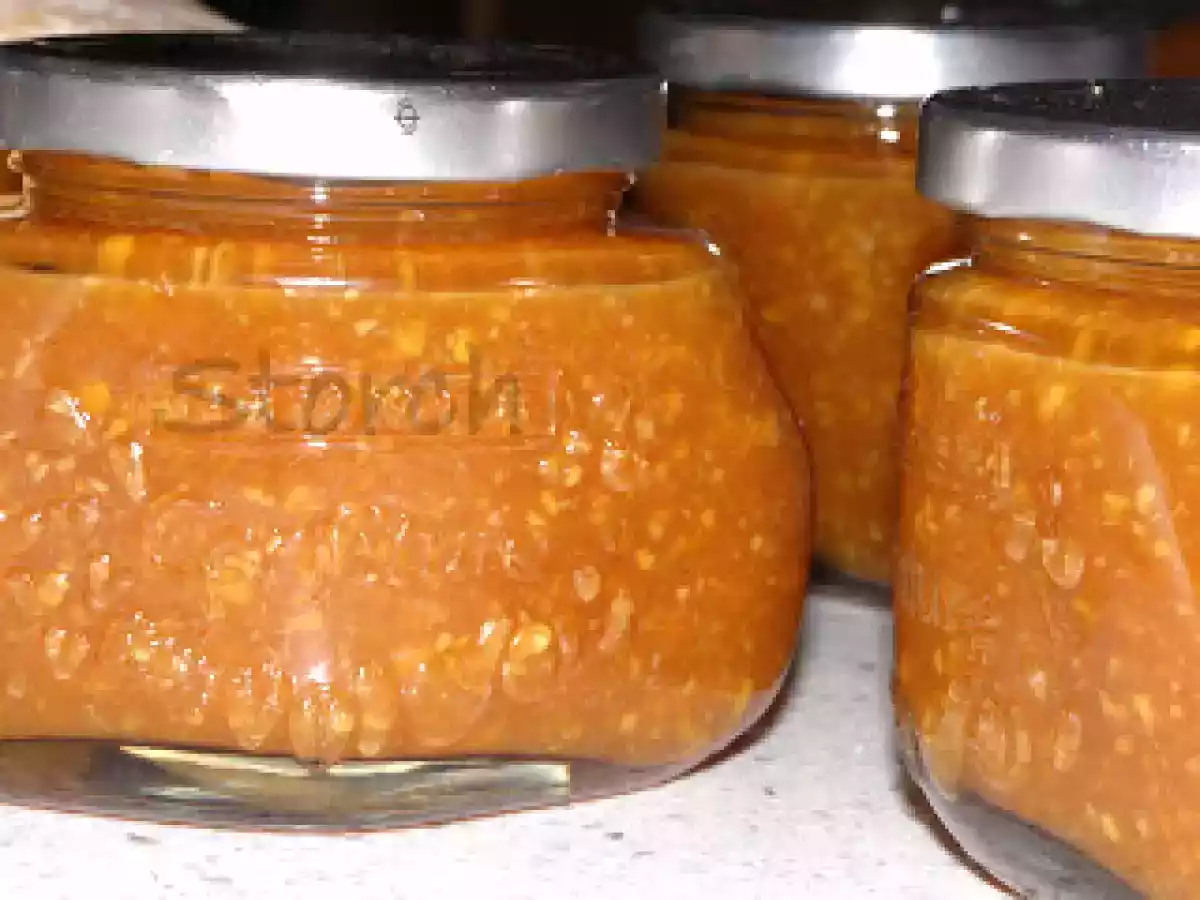 Mermelada papaya y naranja al ron añejo