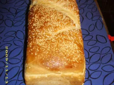 Mi pan de molde con semillas de sésamo