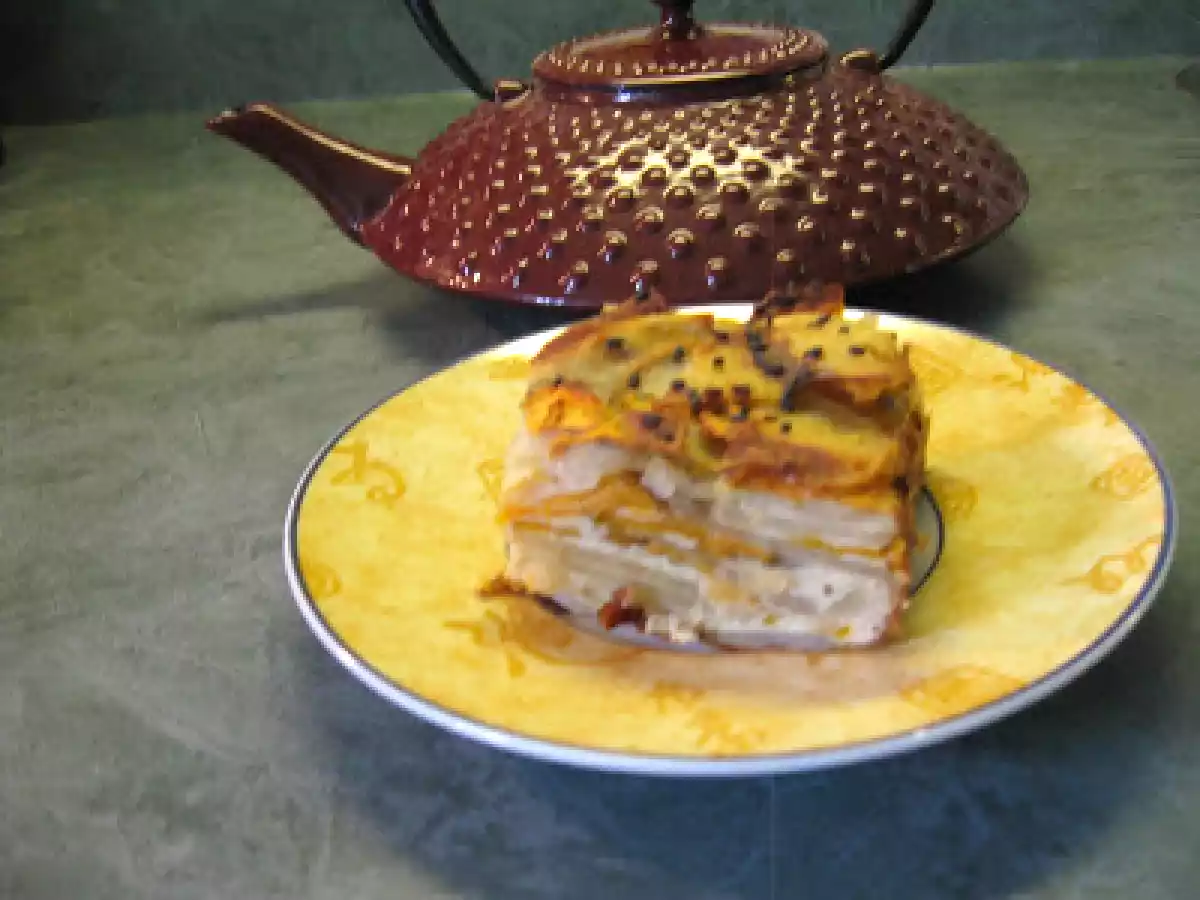 Mil hojas de papas y batatas