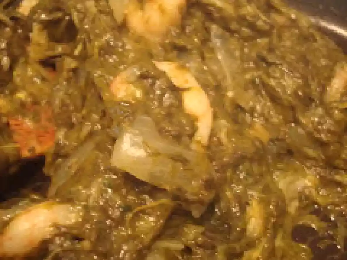 Mil y 1 forma de preparar acelgas...Rollitos de acelgas con gambas y salmón.. - foto 5