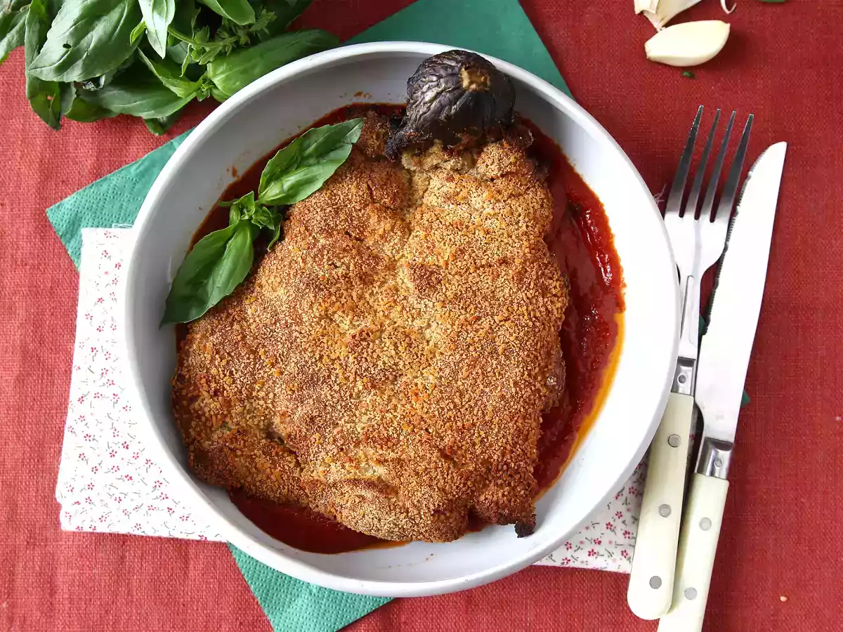 Milanesa de berenjena en freidora de aire: una deliciosa receta vegetariana - foto 2