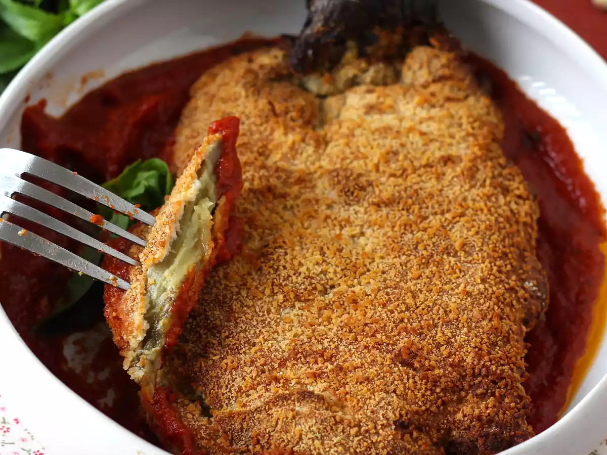 Milanesa de berenjena en freidora de aire: una deliciosa receta vegetariana - foto 5