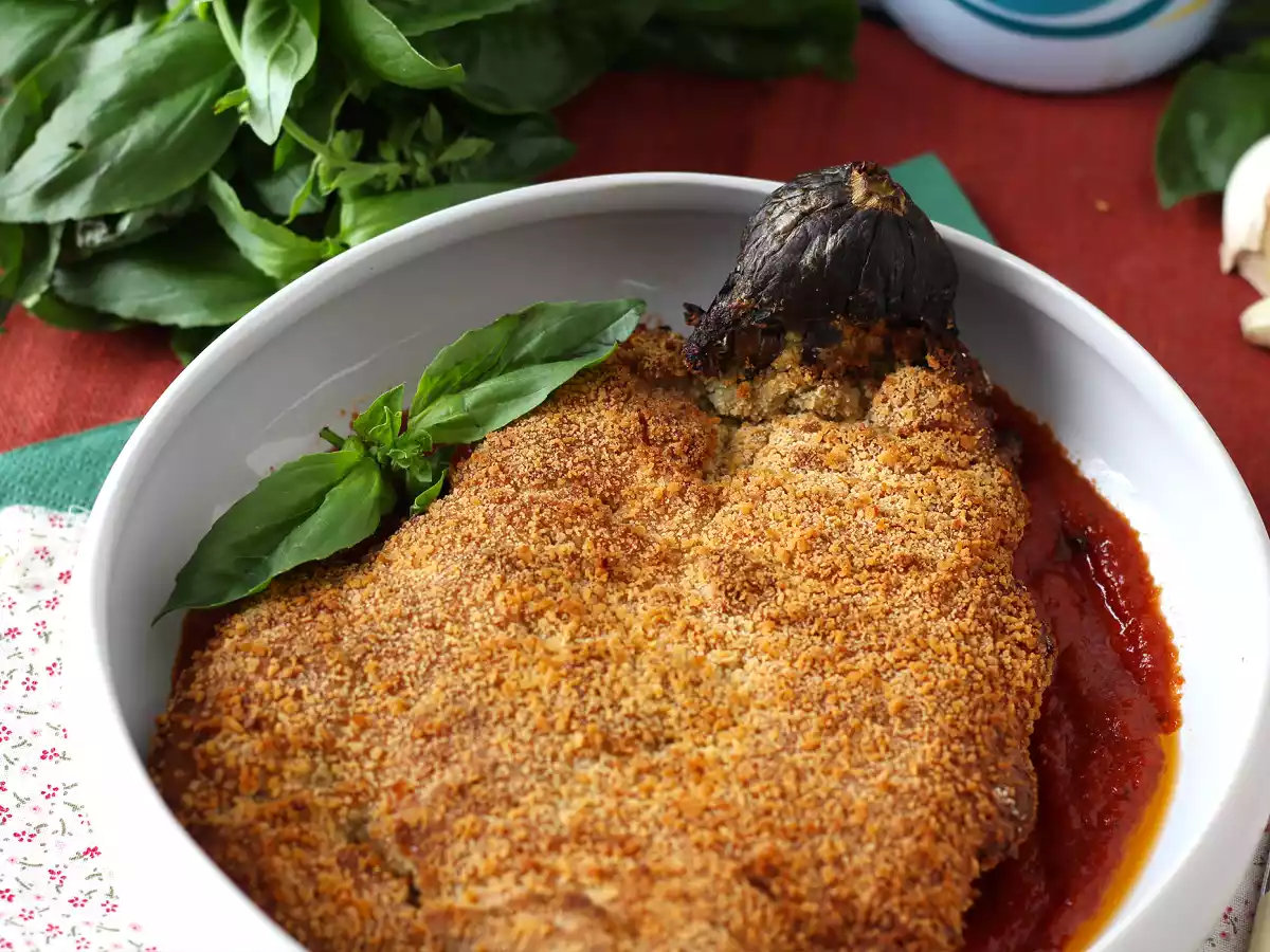 Milanesa de berenjena en freidora de aire: una deliciosa receta vegetariana - foto 6