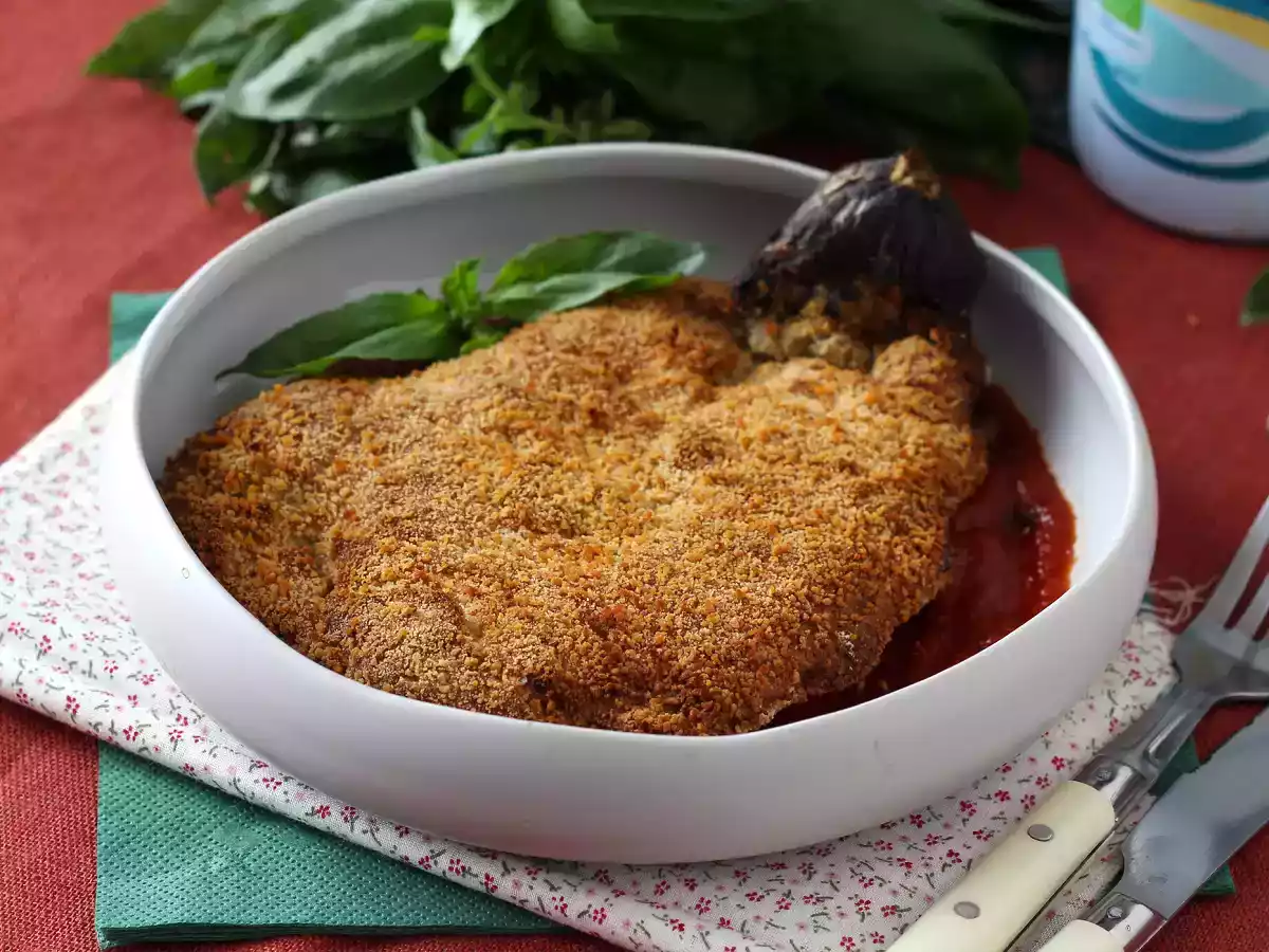 Milanesa de berenjena en freidora de aire: una deliciosa receta vegetariana - foto 7