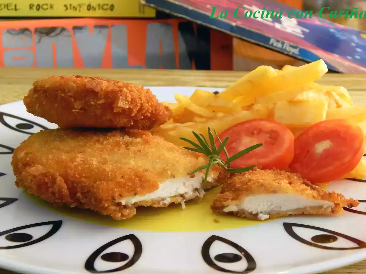 Milanesa de pollo a la mostaza y romero - foto 3