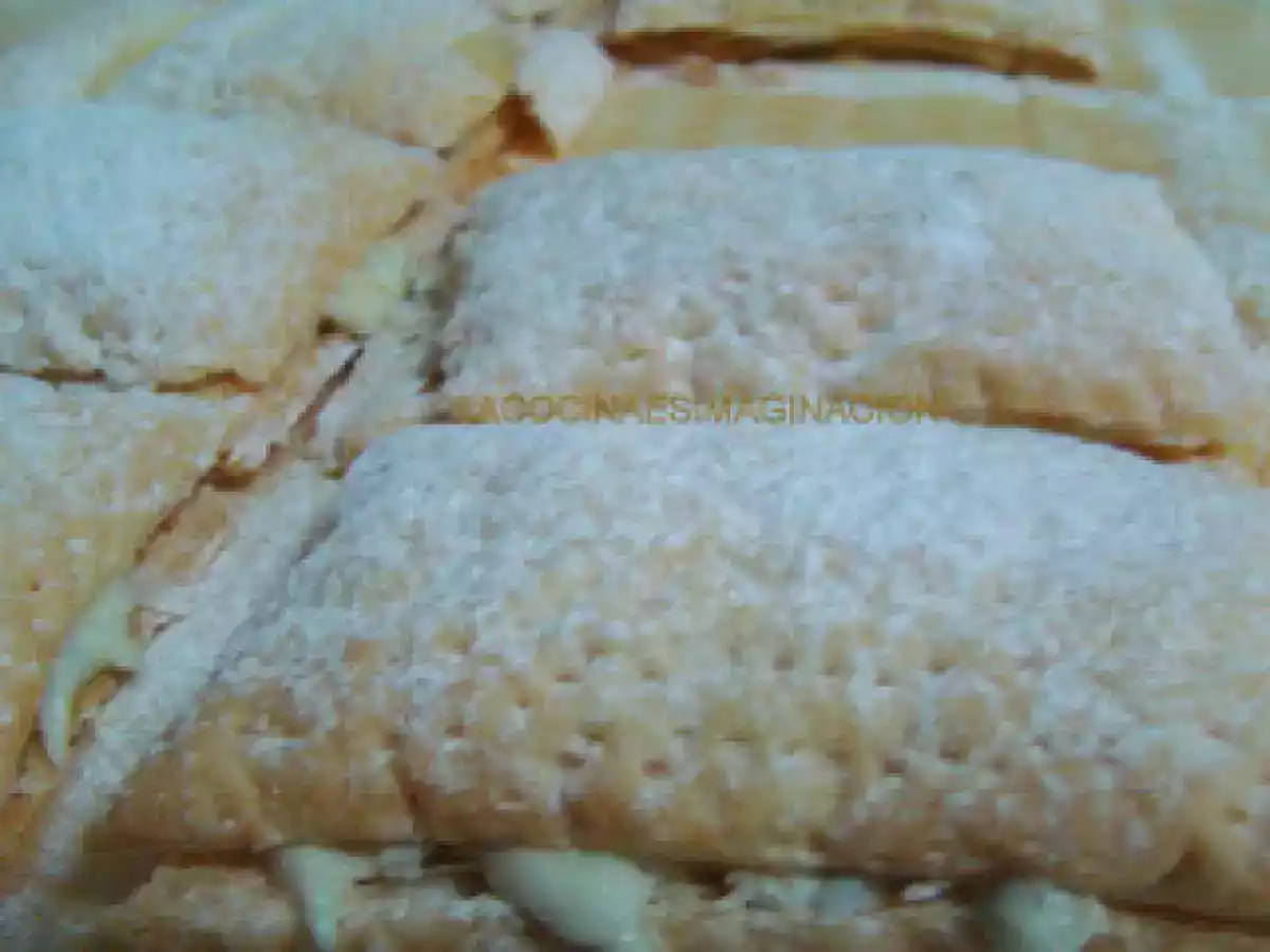 Milhojas de hojaldre con roquefort - foto 4