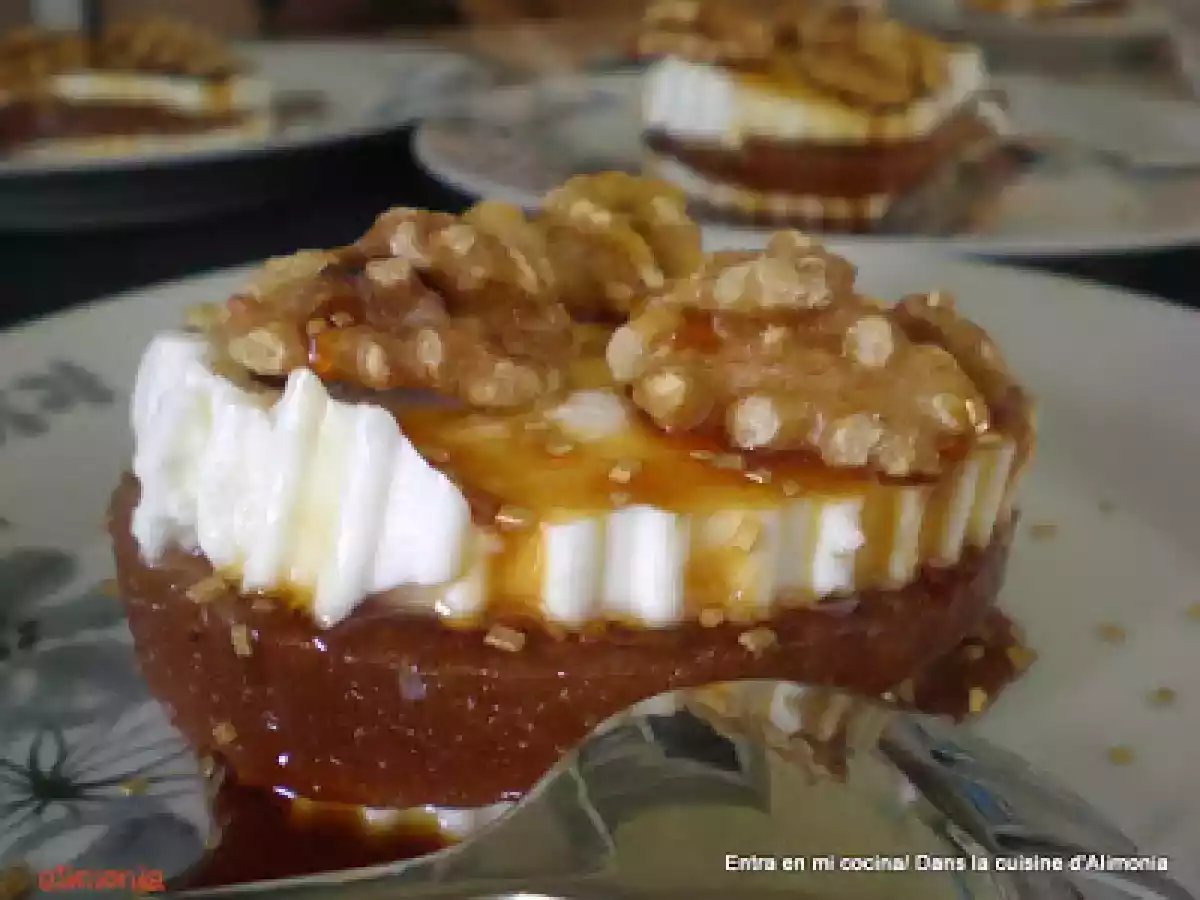 Milhojas de membrillo y queso de Burgos - foto 2