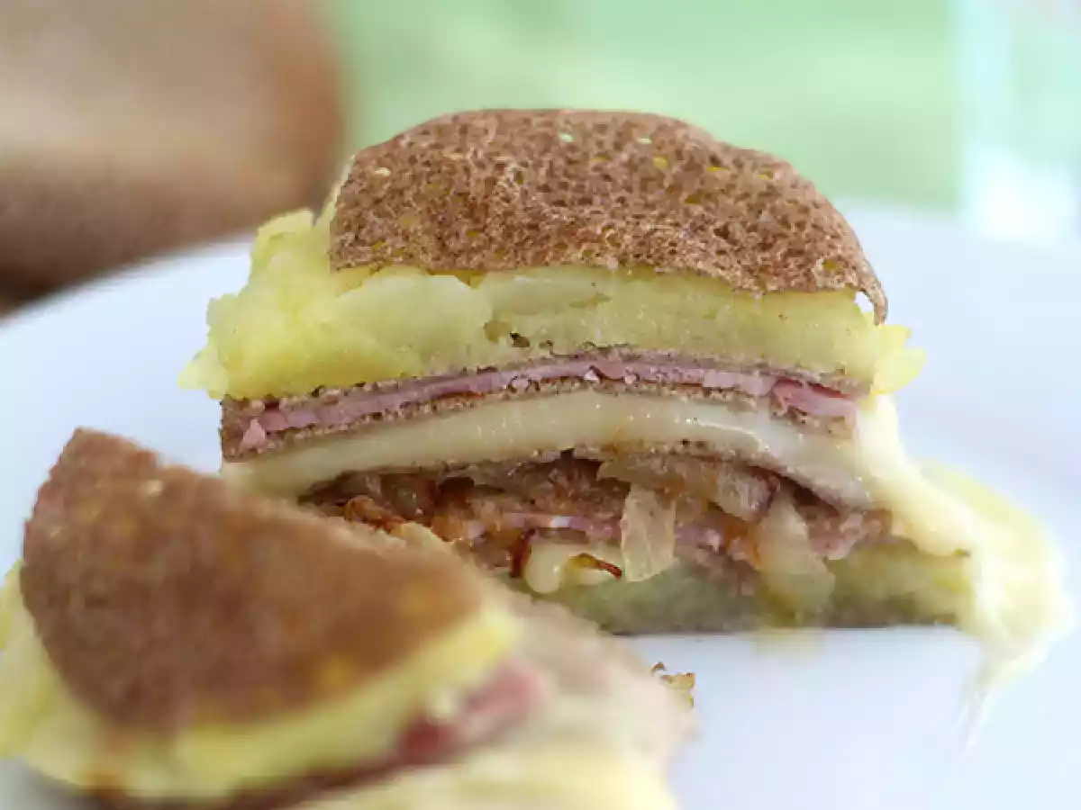 Milhojas de queso fundido y patata - foto 3