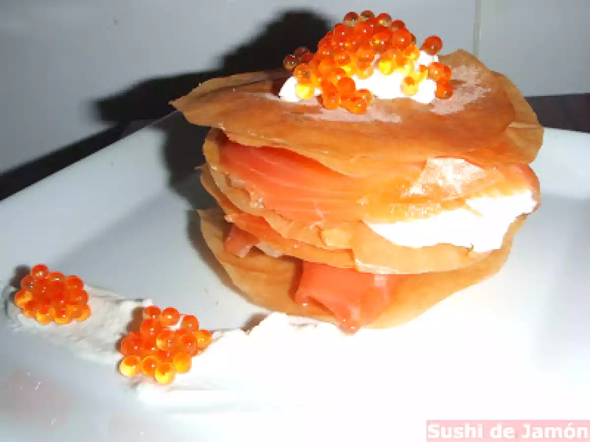 Milhojas de Salmón