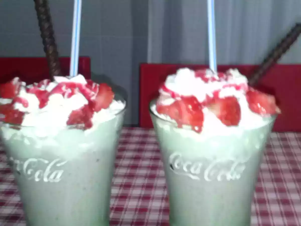 Milkshake de fresas