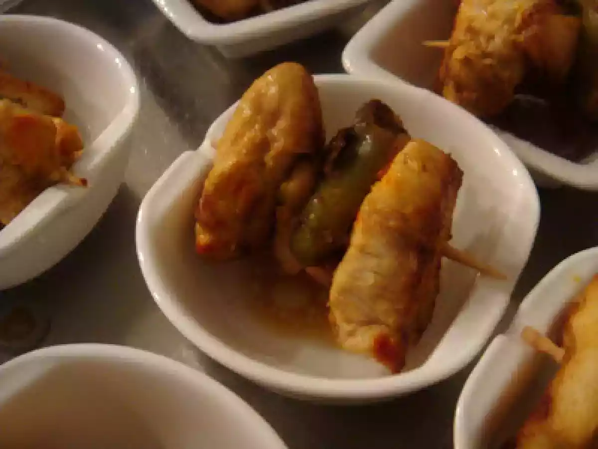 Mini Brochetas de Pollo