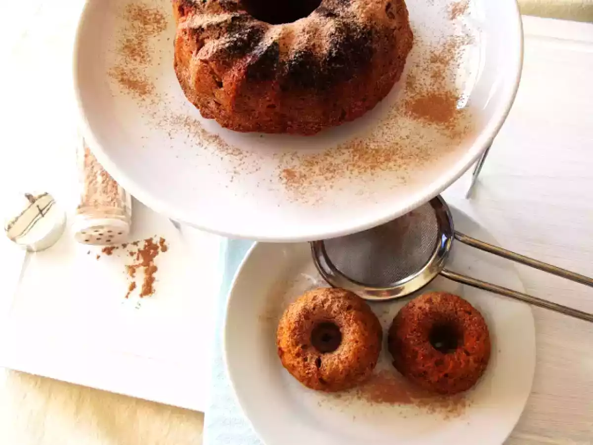 Mini bundt cakes de zanahoria