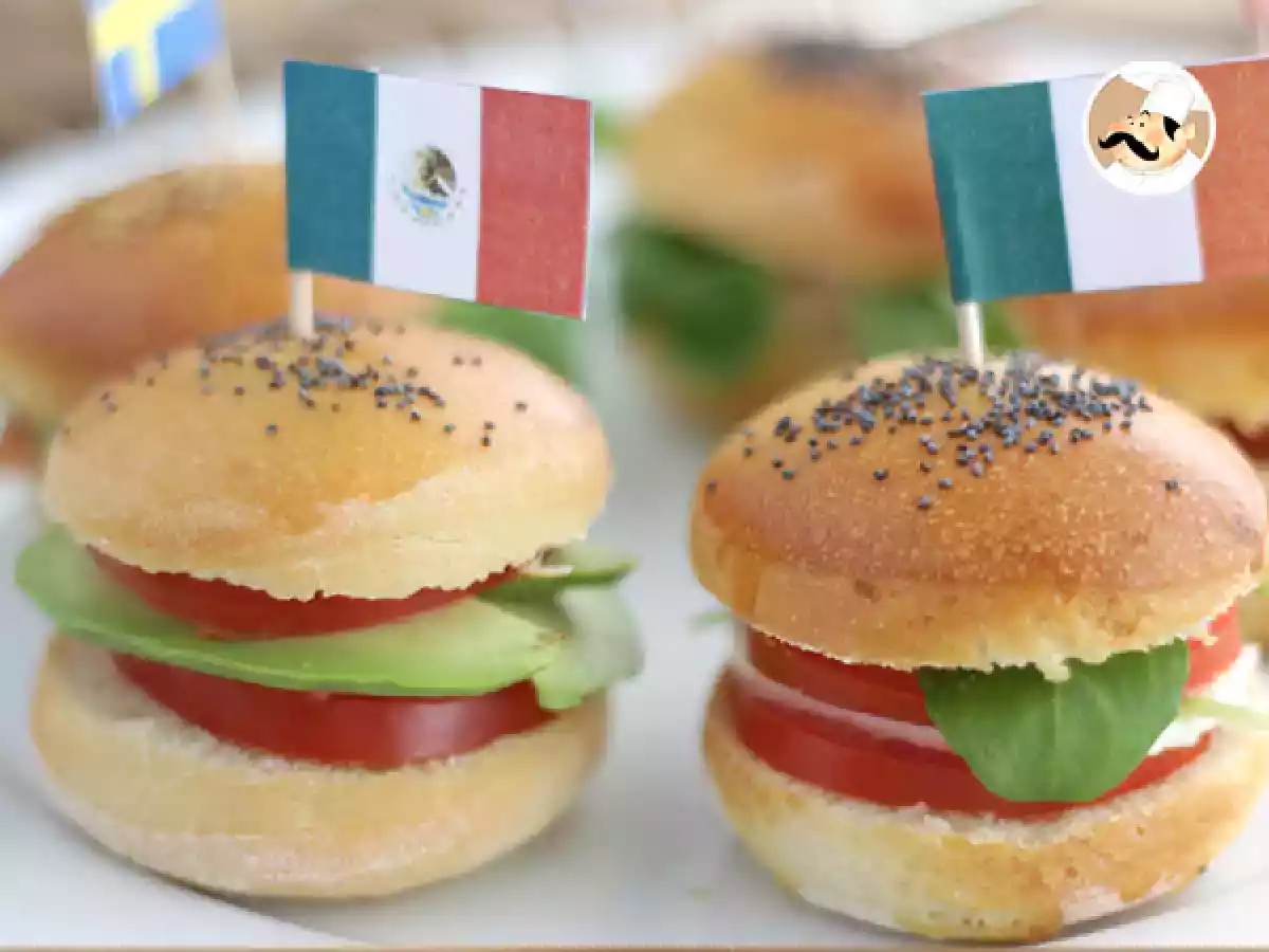 Mini burgers aperitivo de paises, mini hamburguesas - foto 3