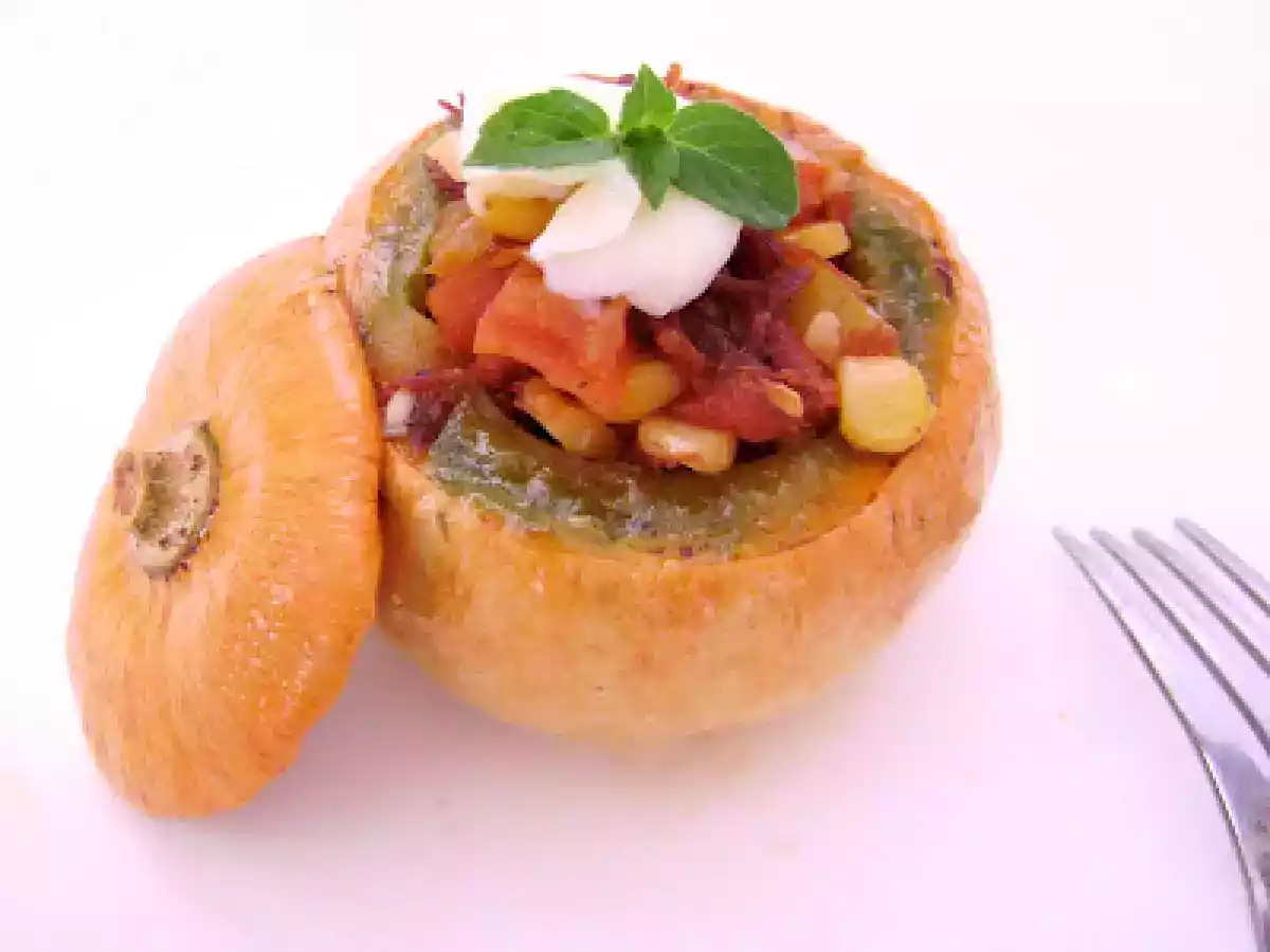 MINI CALABAZA RELLENA CON CARNE DE SOL Y CATUPIRY - foto 2