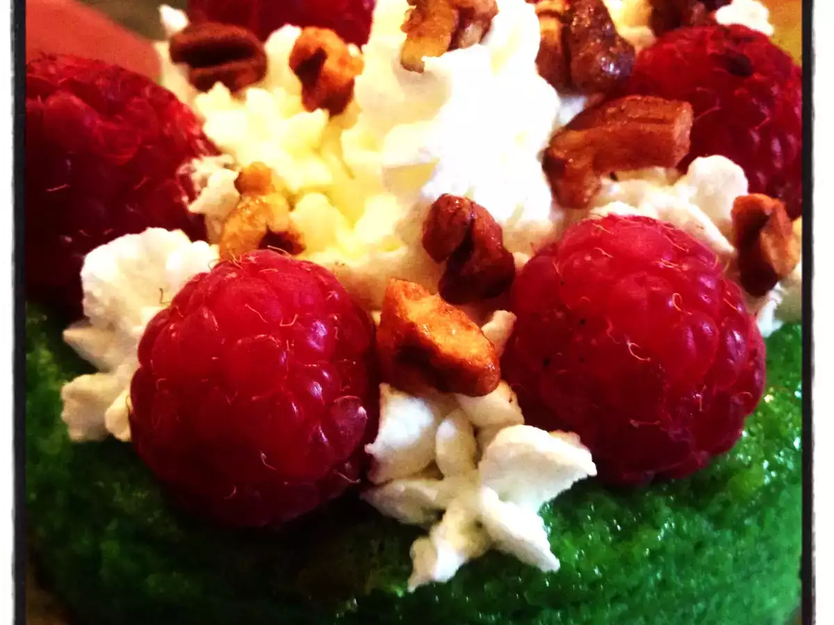 Mini-cheesecake de pistacho y frambuesa - foto 3