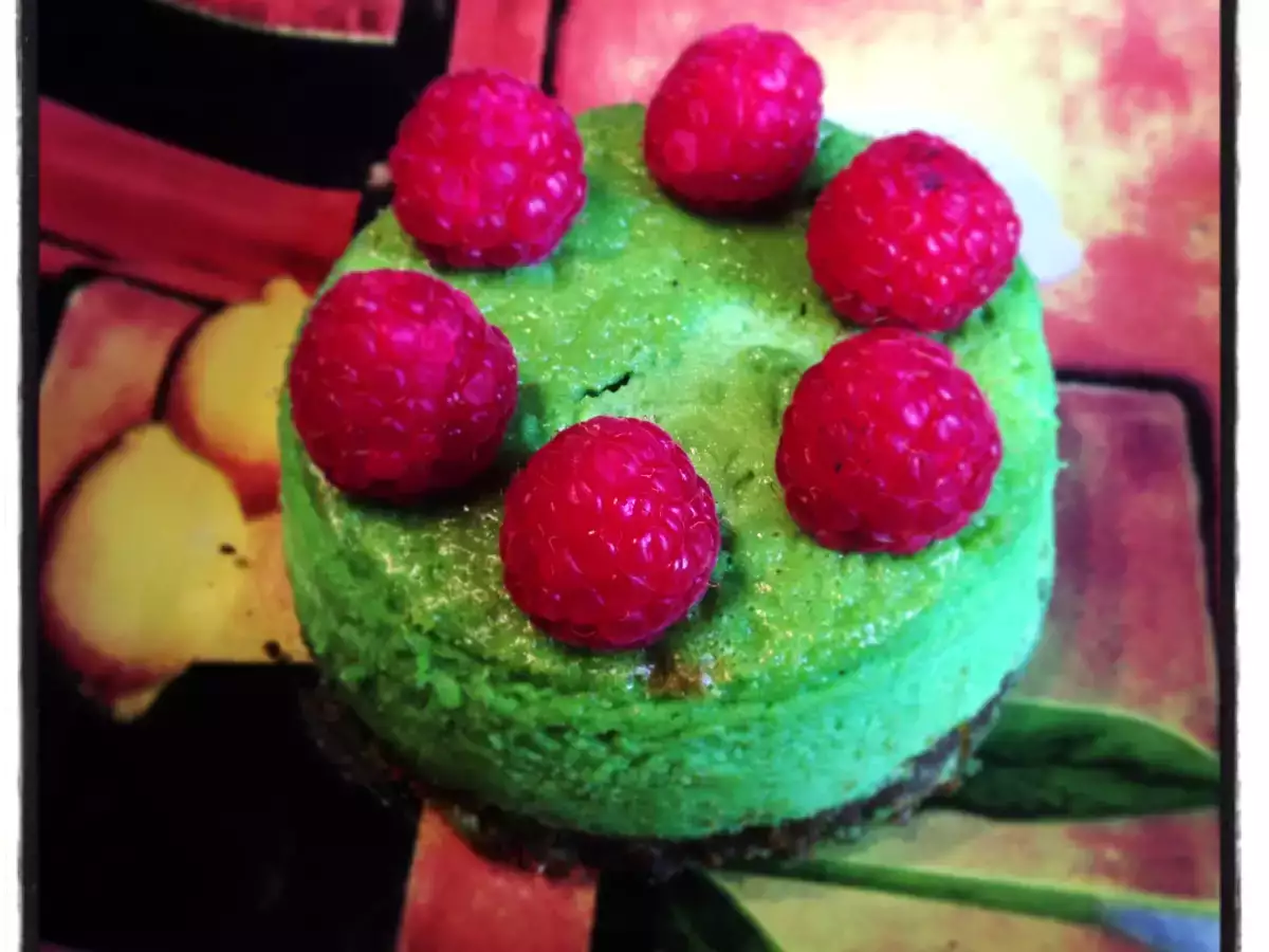 Mini-cheesecake de pistacho y frambuesa - foto 5