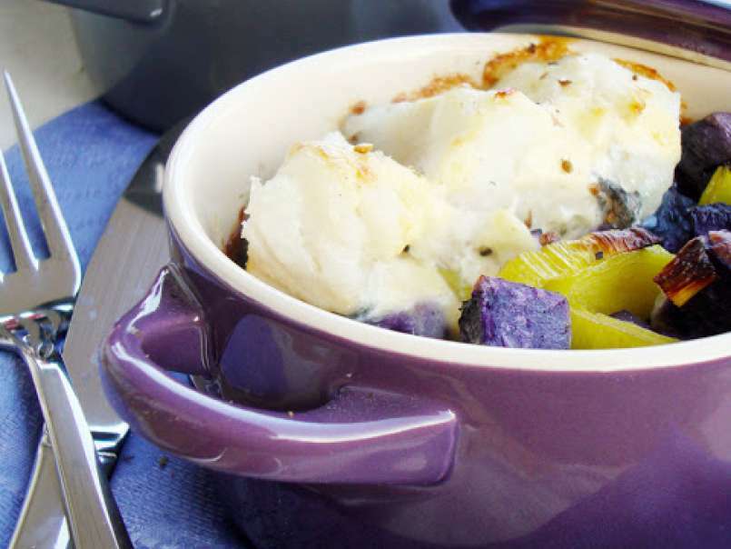 Mini Cocottes de merluza con patatas violetas - foto 2