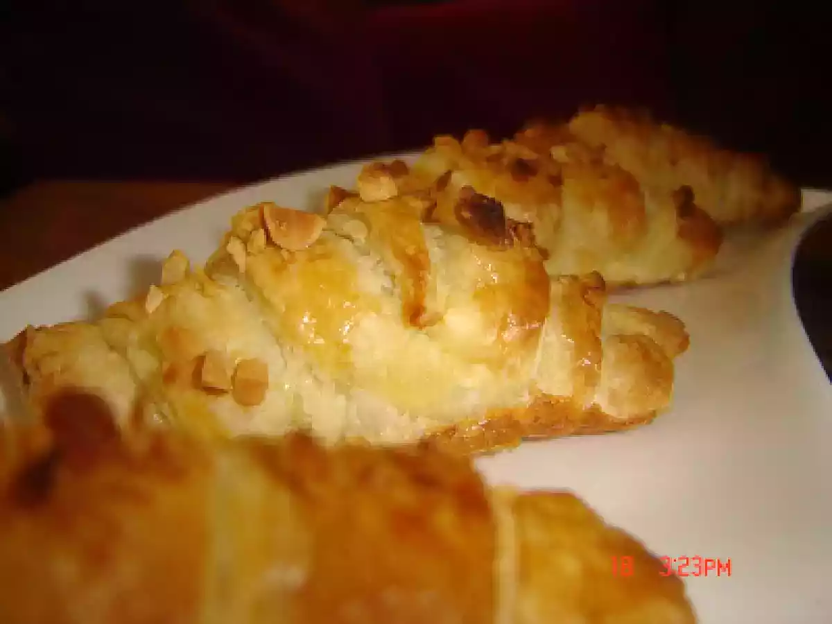 Mini croissants de crema de chocolate - foto 2