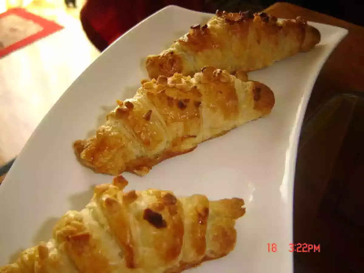 Mini croissants de crema de chocolate - foto 4