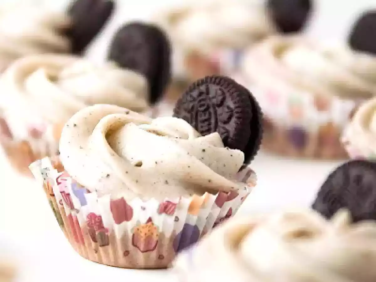 Mini cupcakes de Oreo