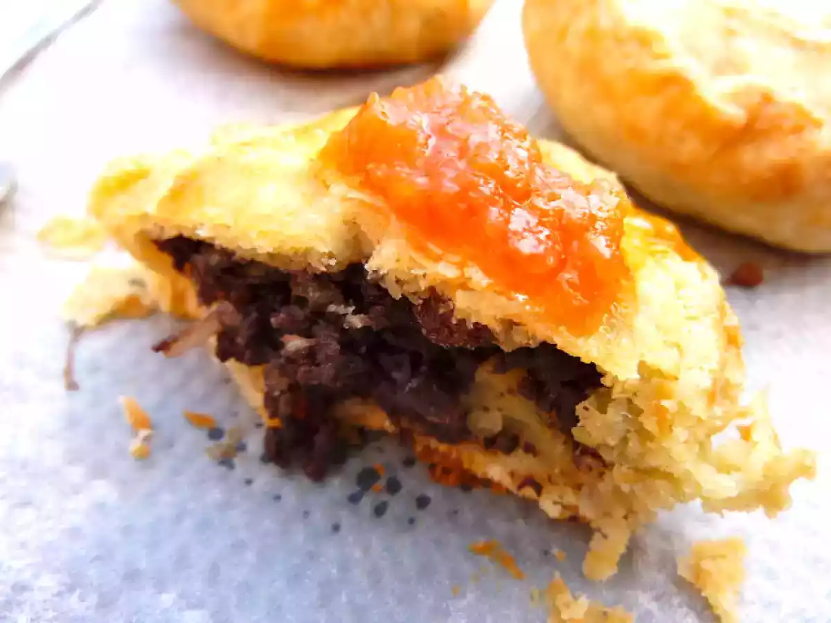 Mini empanaditas de morcilla, manzana y beicon. - foto 4