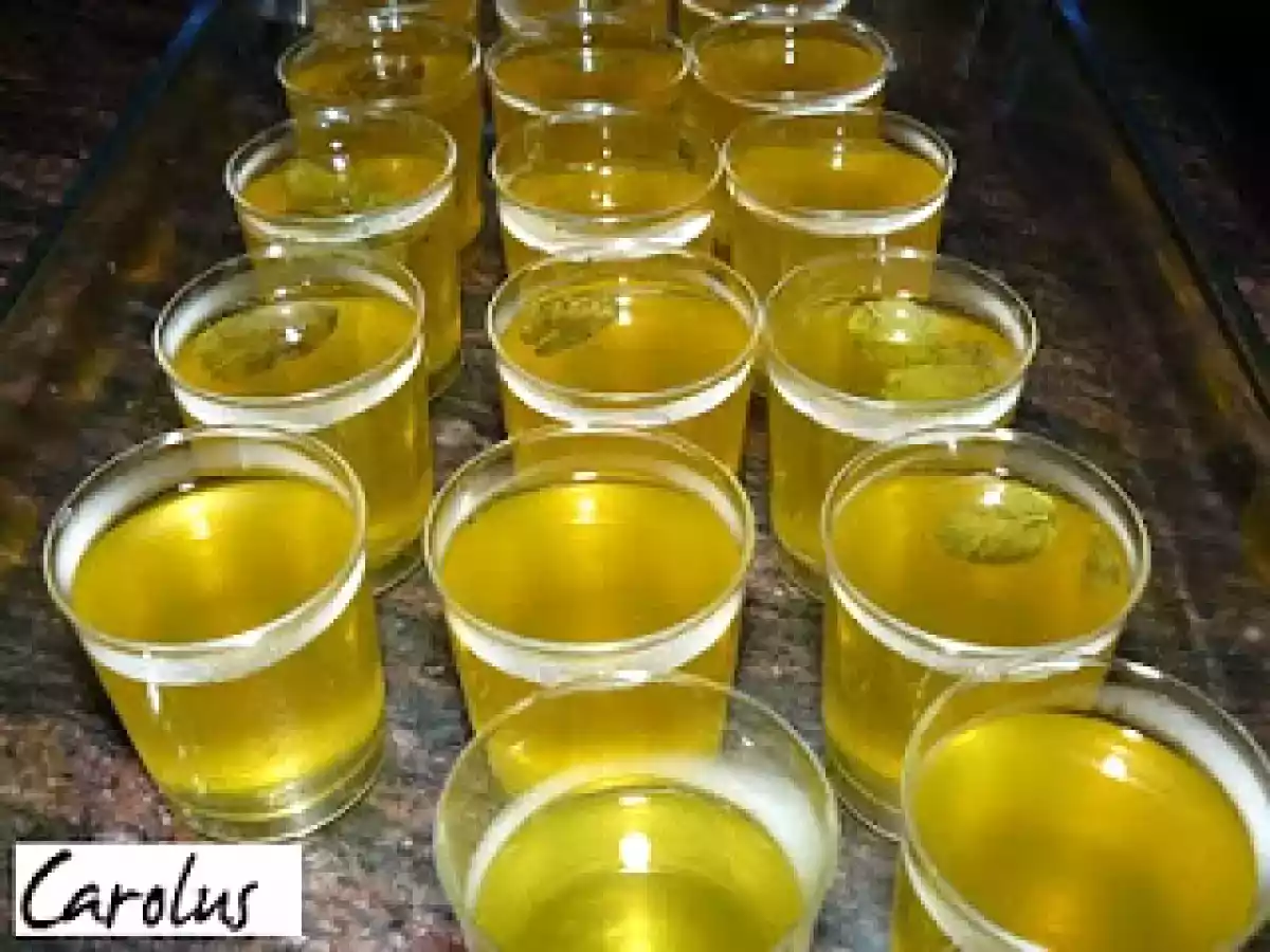 Mini gelatinas de mojito