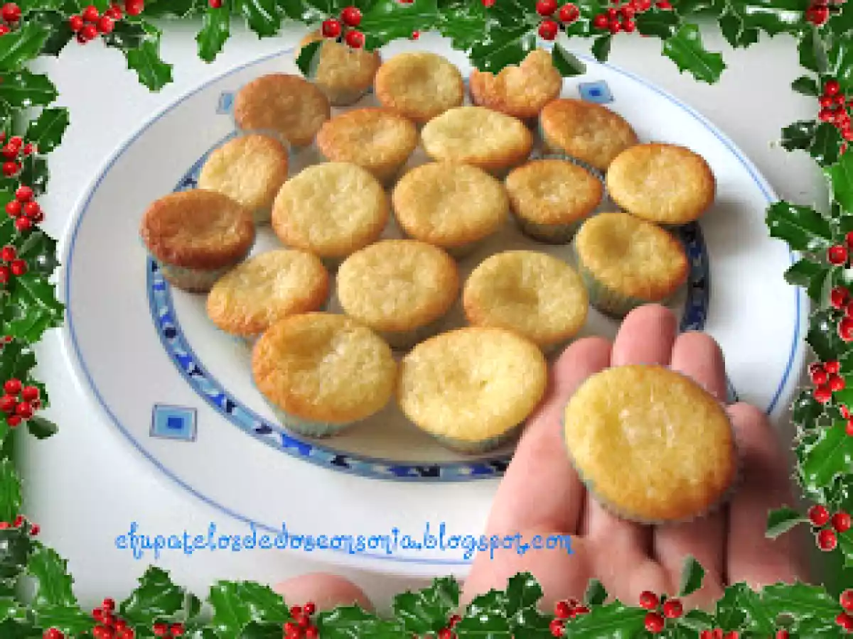 Mini-magdalenas de yogur de limón