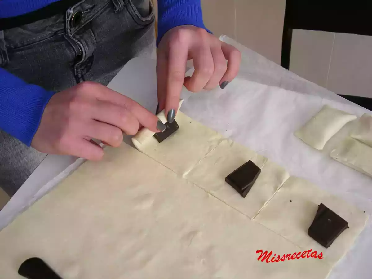 Mini napolitanas de chocolate - foto 2