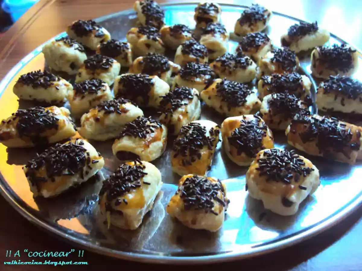 Mini-napolitanas de chocolate