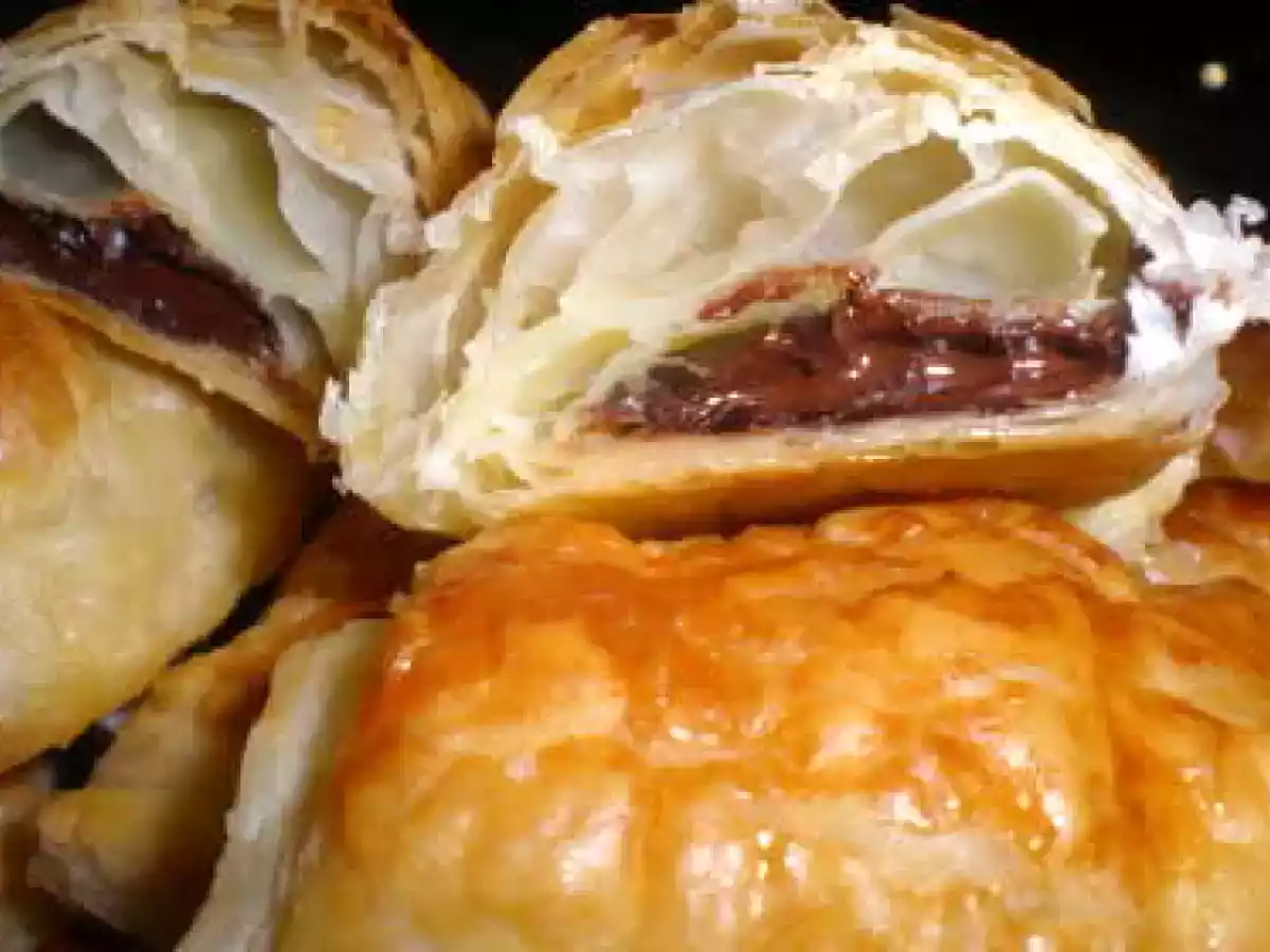 Mini napolitanas de chocolate express