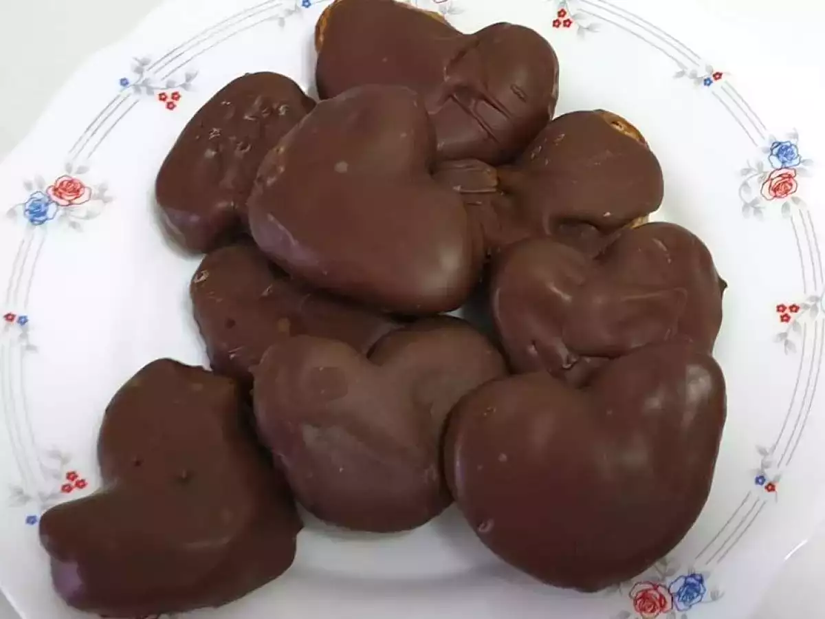 Mini palmeritas de chocolate