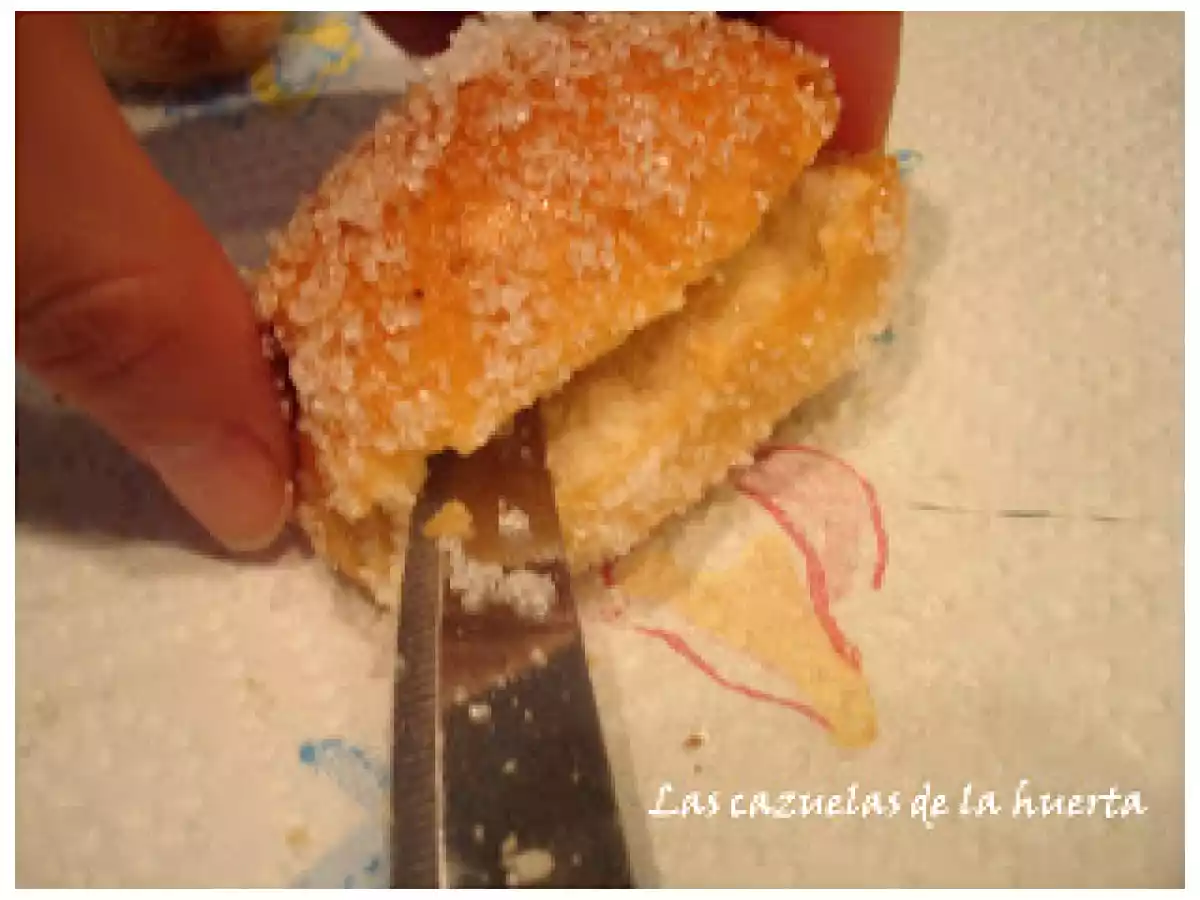 Mini - Pepitos frito rellenos de crema - foto 4