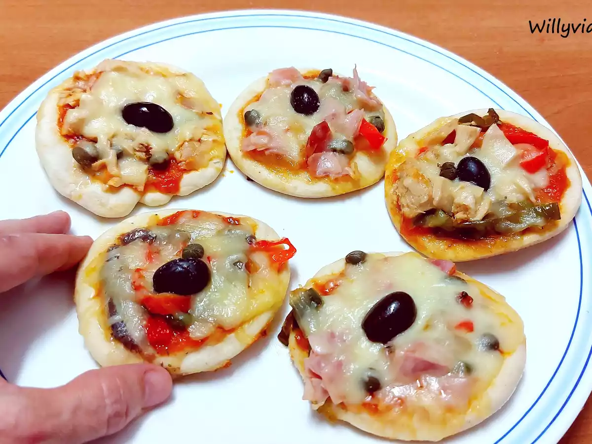 Mini pizzas en sartén - foto 4