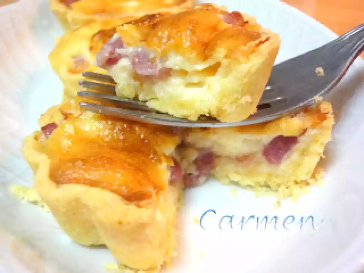 Mini quiché lorraine light - foto 3