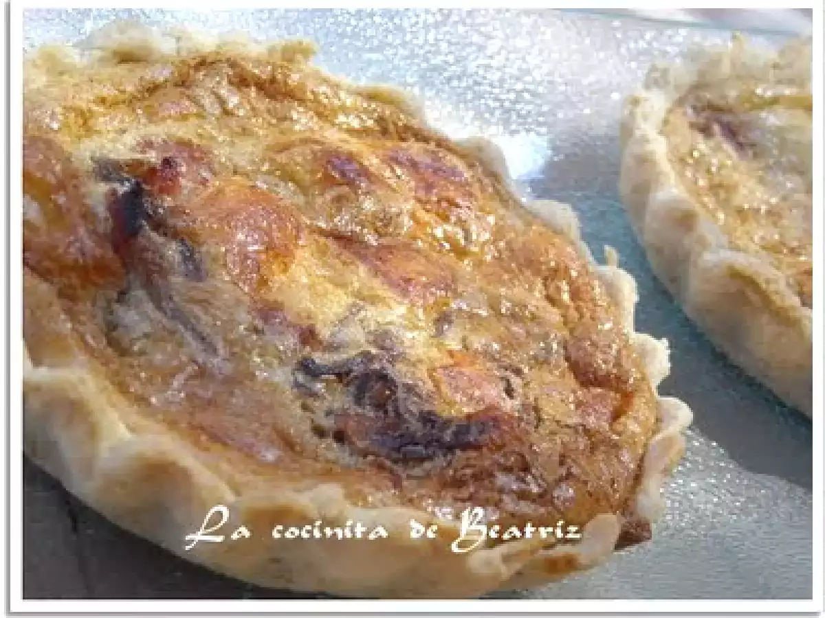 Mini quiches con cebolla caramelizada - foto 2