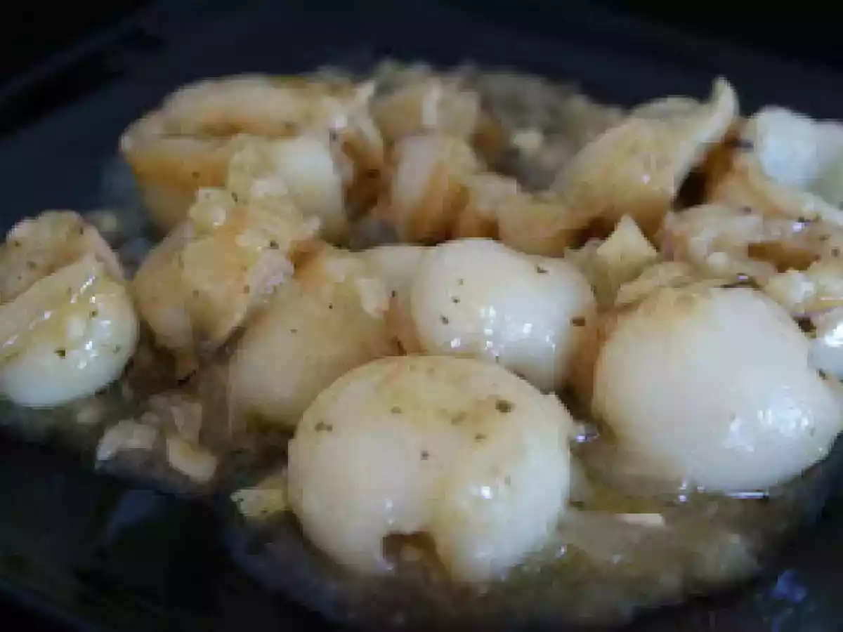 Mini-sepias en salsa