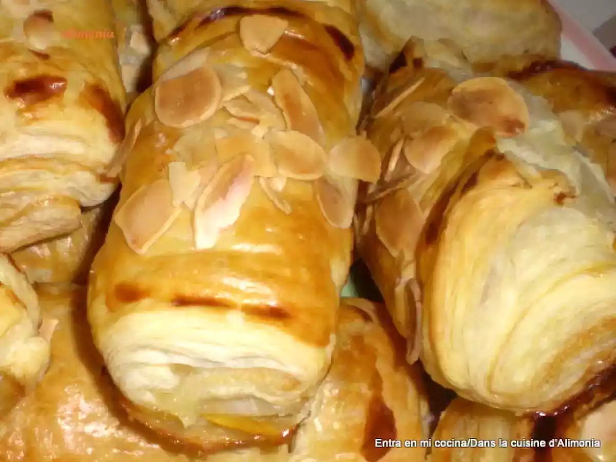 Mini strudel manzana-mazapan / mini strudel pomme-pâte d'amandes